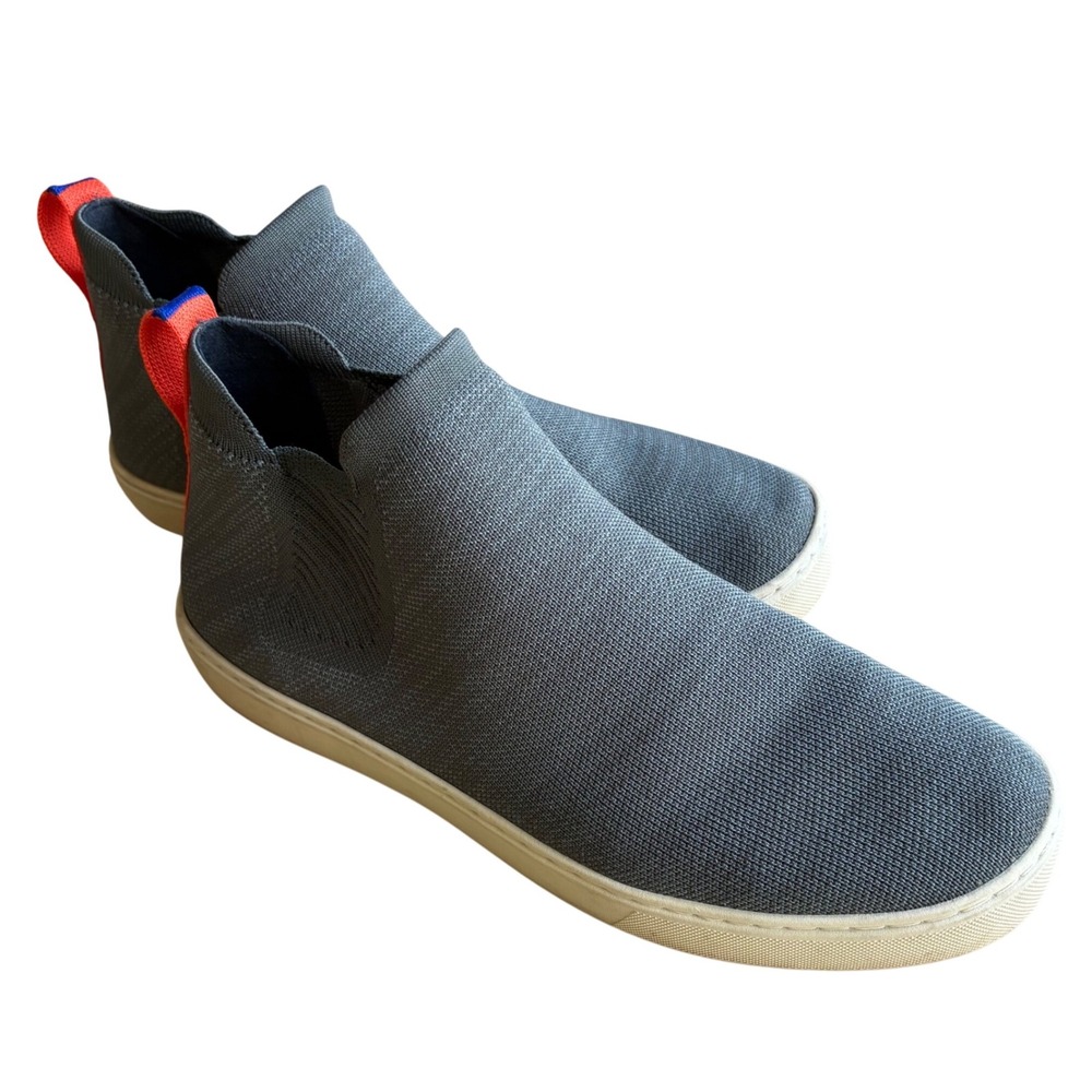 $189‎ ROTHY'S Chelsea Boot Ankle Pull On Shoes Fog Melange Women's SZ 11 EUC